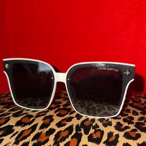 Louis Vuitton Black and White Sunglasses